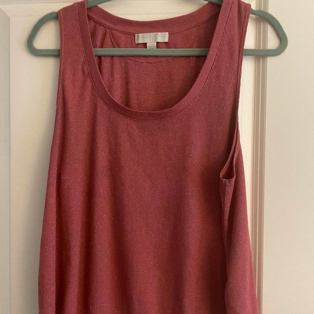 Rose pink tank top